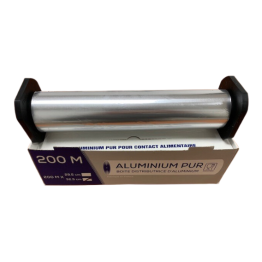 Rouleau aluminium boite distributrice
