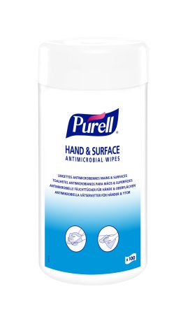 Lingettes Purell antimicrobial mains et surfaces