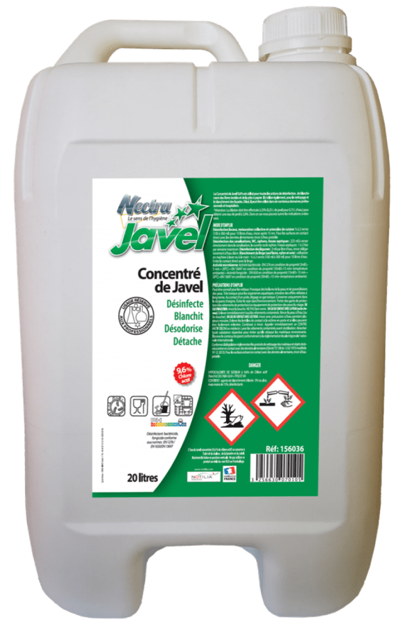 Javel concentrée 9,6%